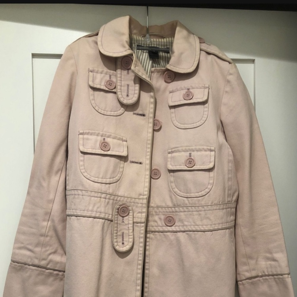 Marc Jacobs pastel pink trench coat. SZ S